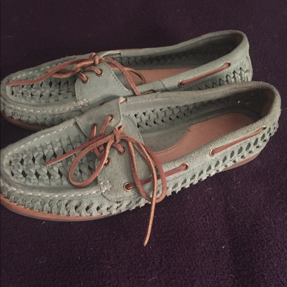 Frye woven shoes
